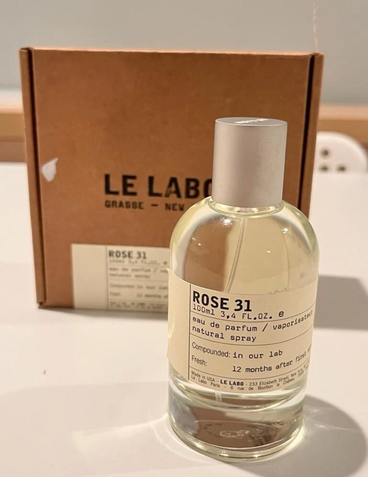 Rose 31 by Le Labo Eau De Parfum 3.4oz/100ml - New Box