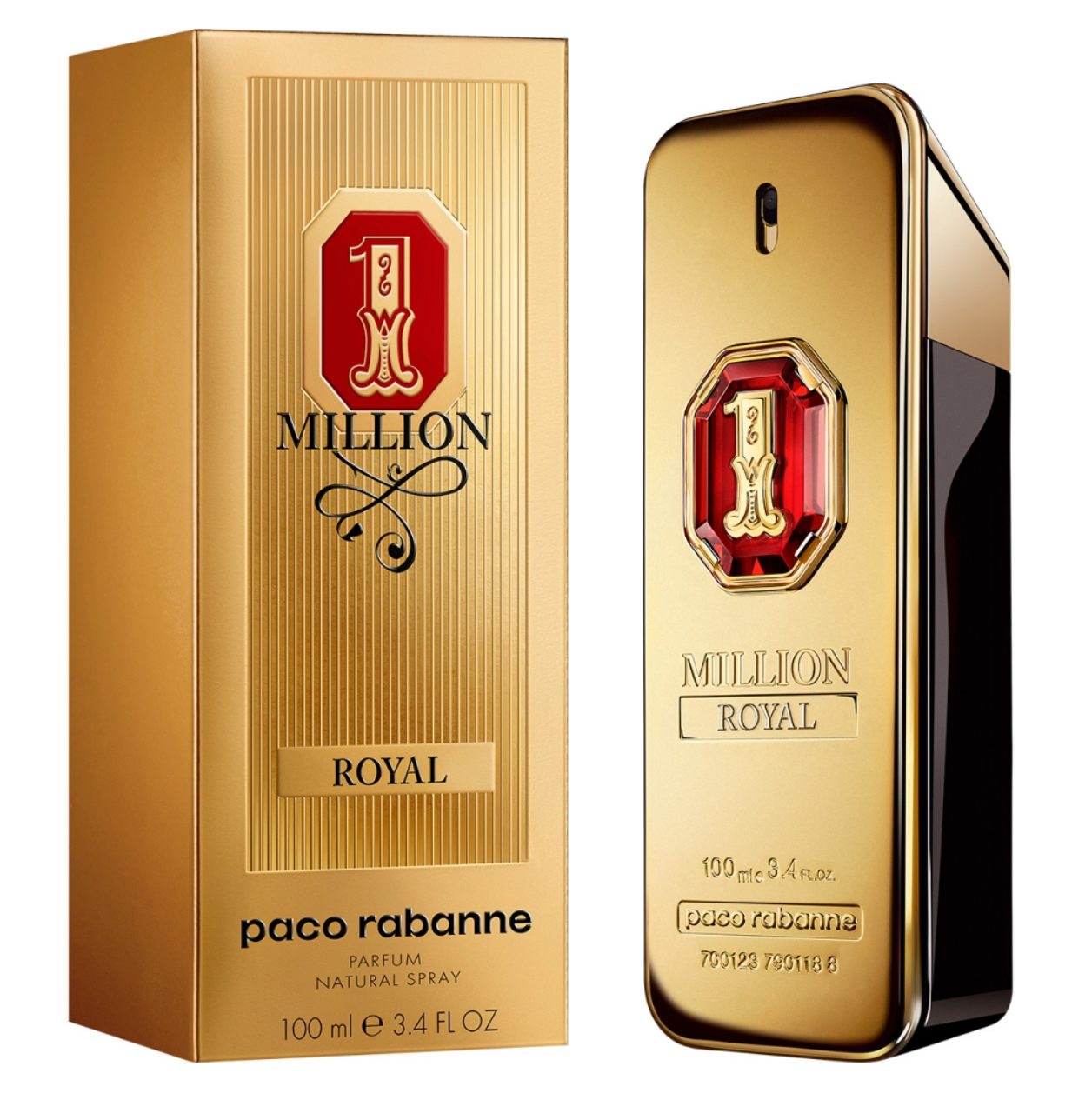 1 Million Royal Parfum by Paco Rabanne 3.4 oz Cologne for Men
