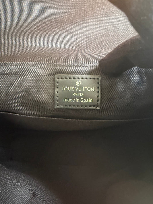 Black & Grey Flower Messenger Bag – Pre-Owned Luxury Designer
