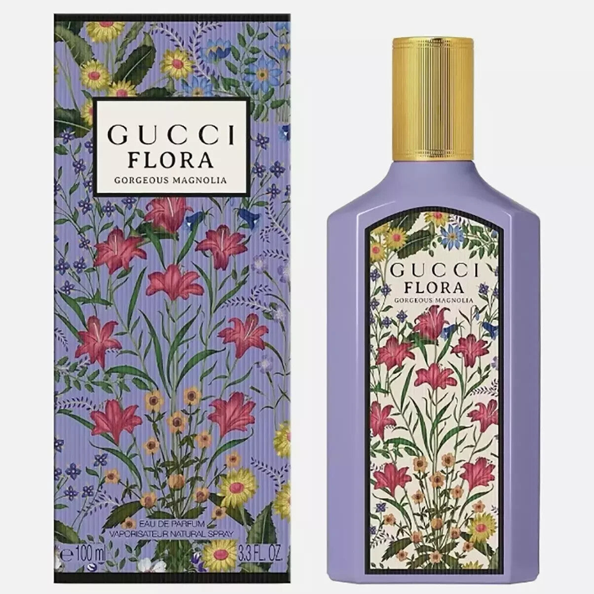 💜 Gucci Flora Gorgeous Magnolia EDP – 3.3 oz / 100ml 💜