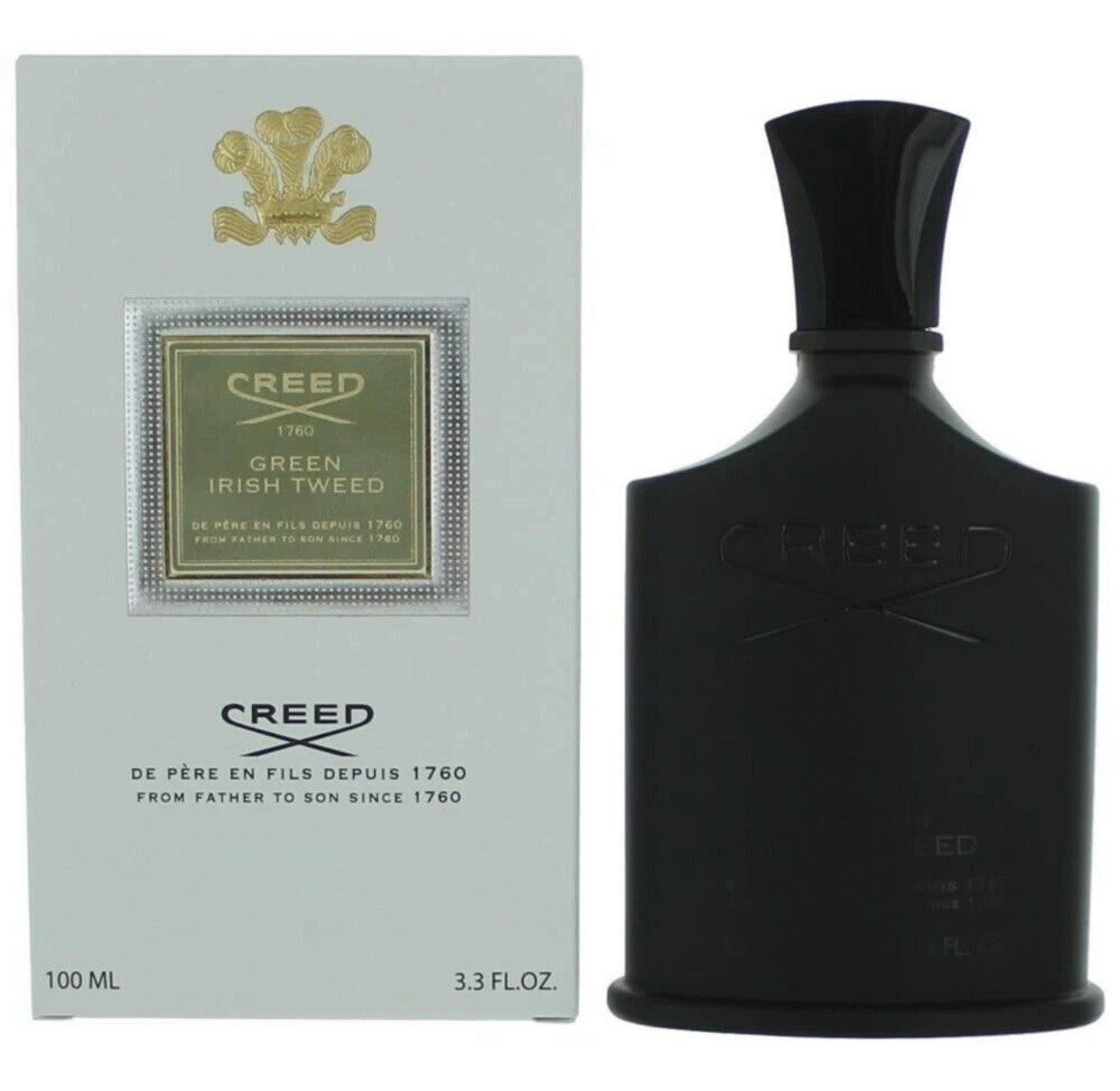 Creed Green Irish Tweed 3.3 Oz / 100ml Men's Eau de Parfum Spray - New In Box