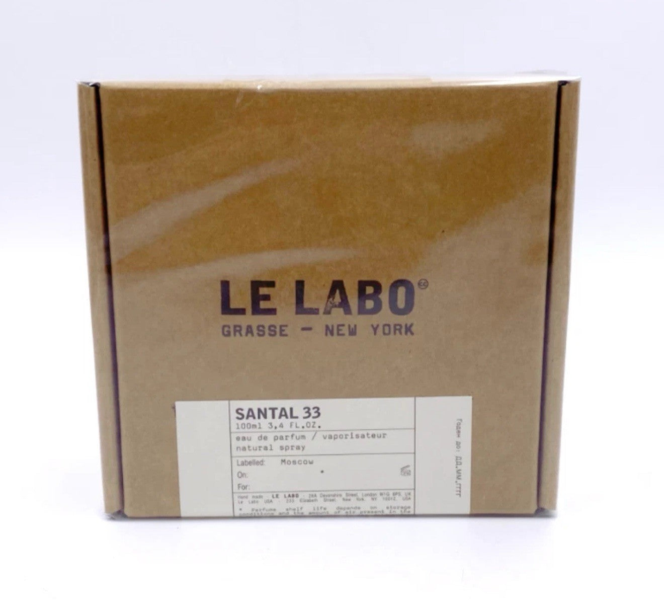 Lelabo SANTAL 33 Eau De Parfum 3.4 Oz / 100 Ml Spray perfume fascinating