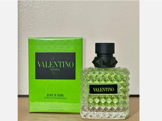Valentino Donna Born in Roma Green Stravaganza 3.4 oz EDP Spray for -Women New