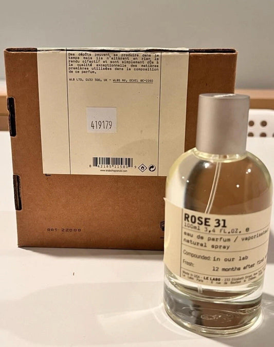 Rose 31 by Le Labo Eau De Parfum 3.4oz/100ml - New  Box