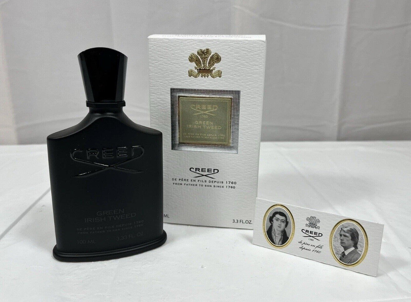 Creed Green Irish Tweed 3.3 Oz / 100ml Men's Eau de Parfum Spray - New In Box