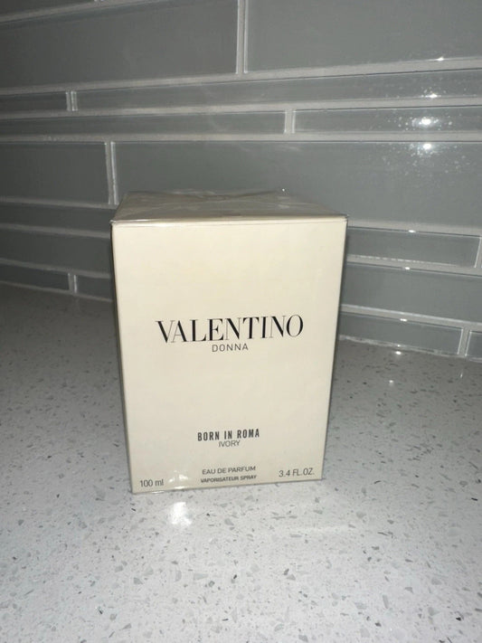 VALENTINO DONNA BORN IN ROMA IVORY EAU DE PARFUM SPRAY WOMEN 3.4 Oz / 100 ml NEW