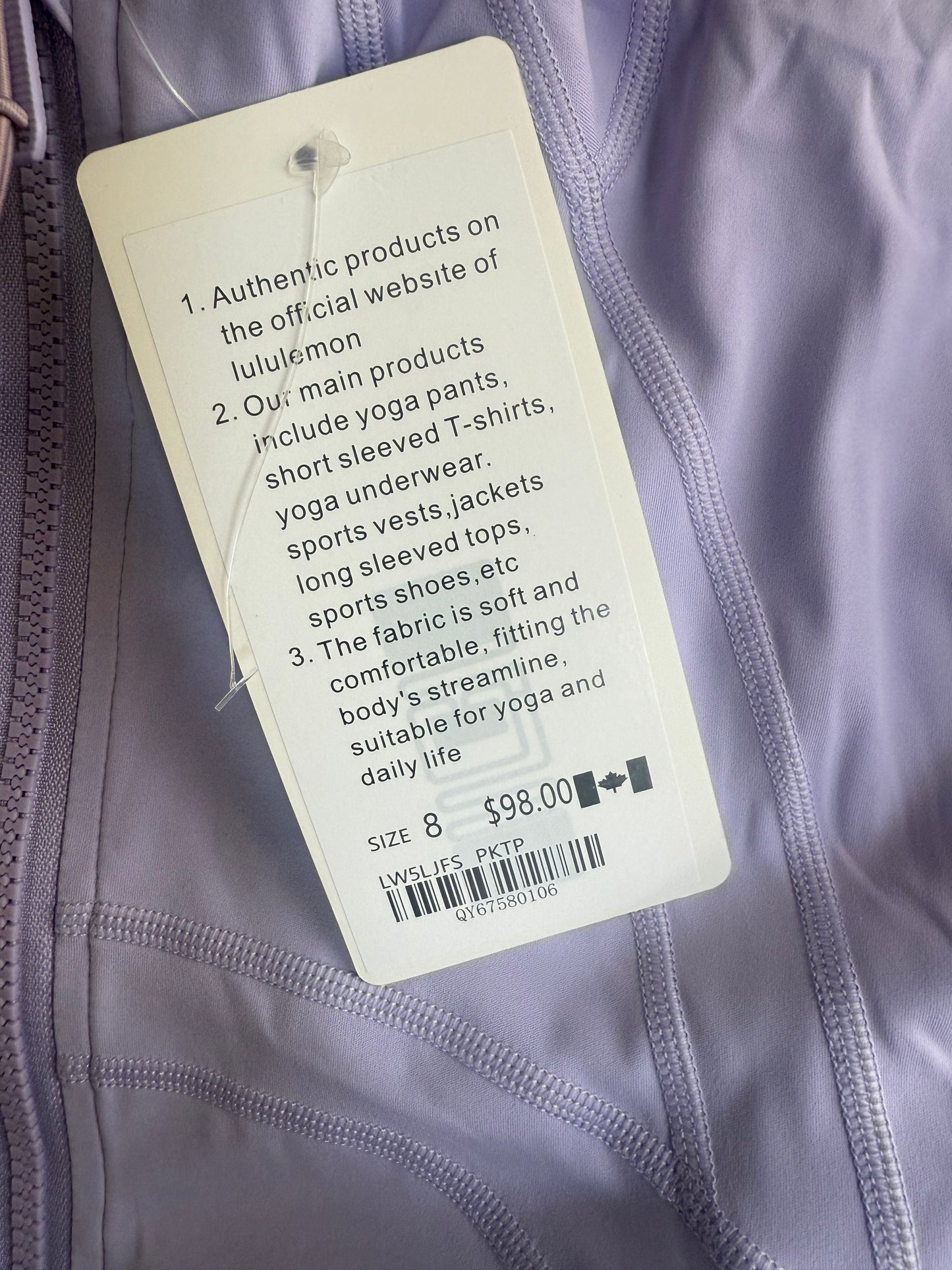 Lululemon 2 Piece Set – Leggings and Jacket