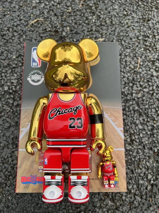 Bearbrick Art Michael Jordan Red Rookie Jersey Bearbrick 400% & 100%